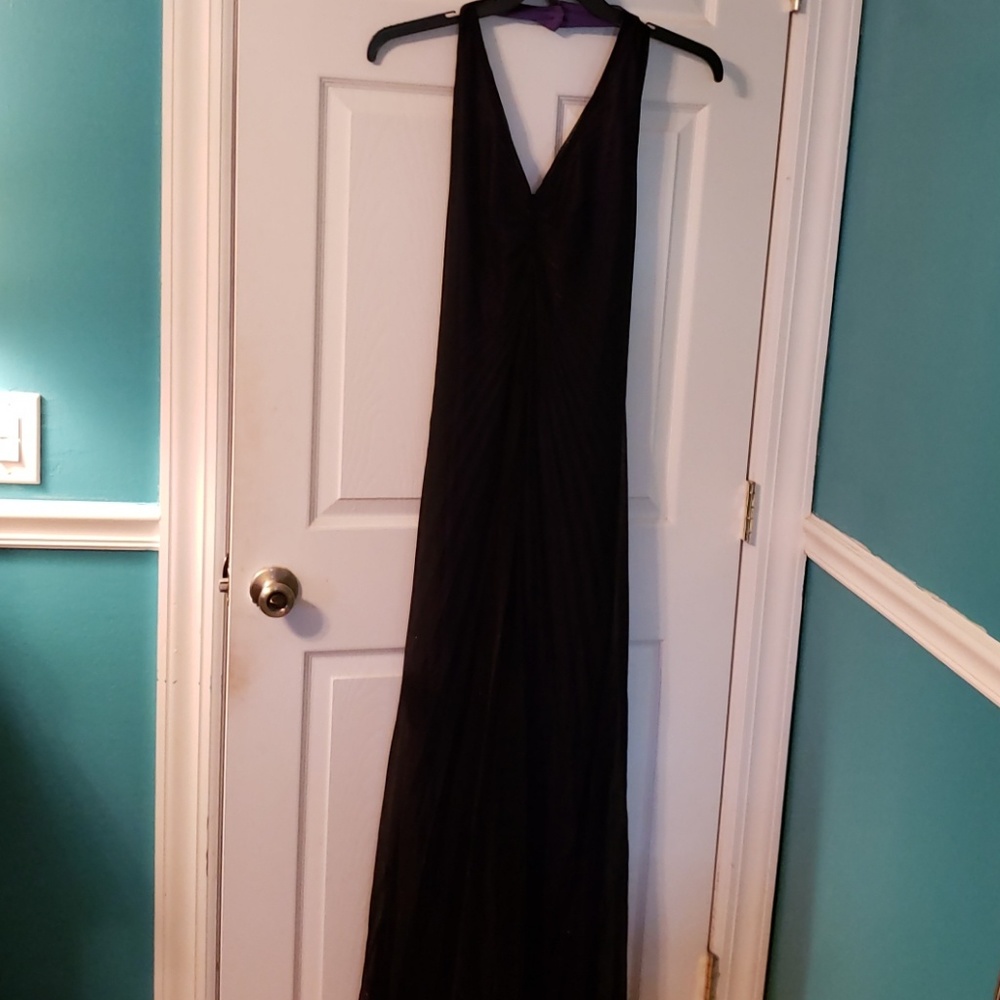 Evening gown with shawl